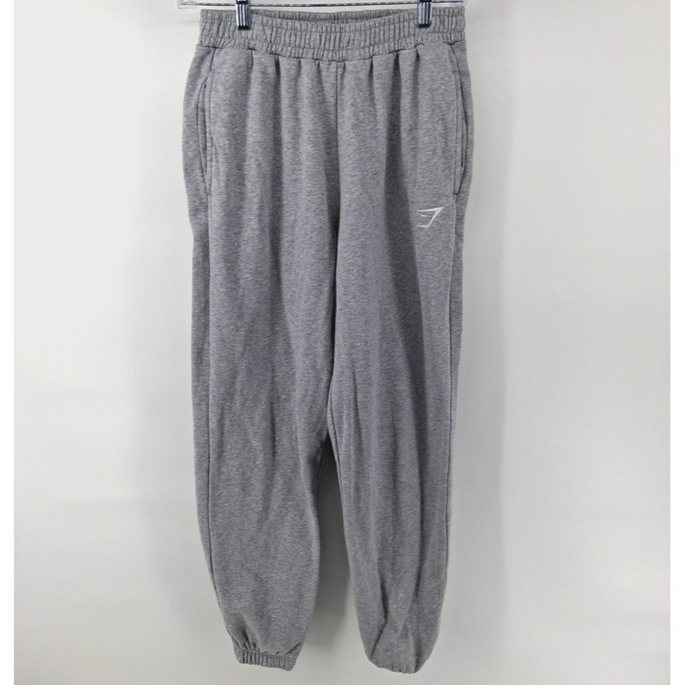 Gymshark B7A4D Sweatpants Womens XS Heather Gray Relaxed Fit Joggers